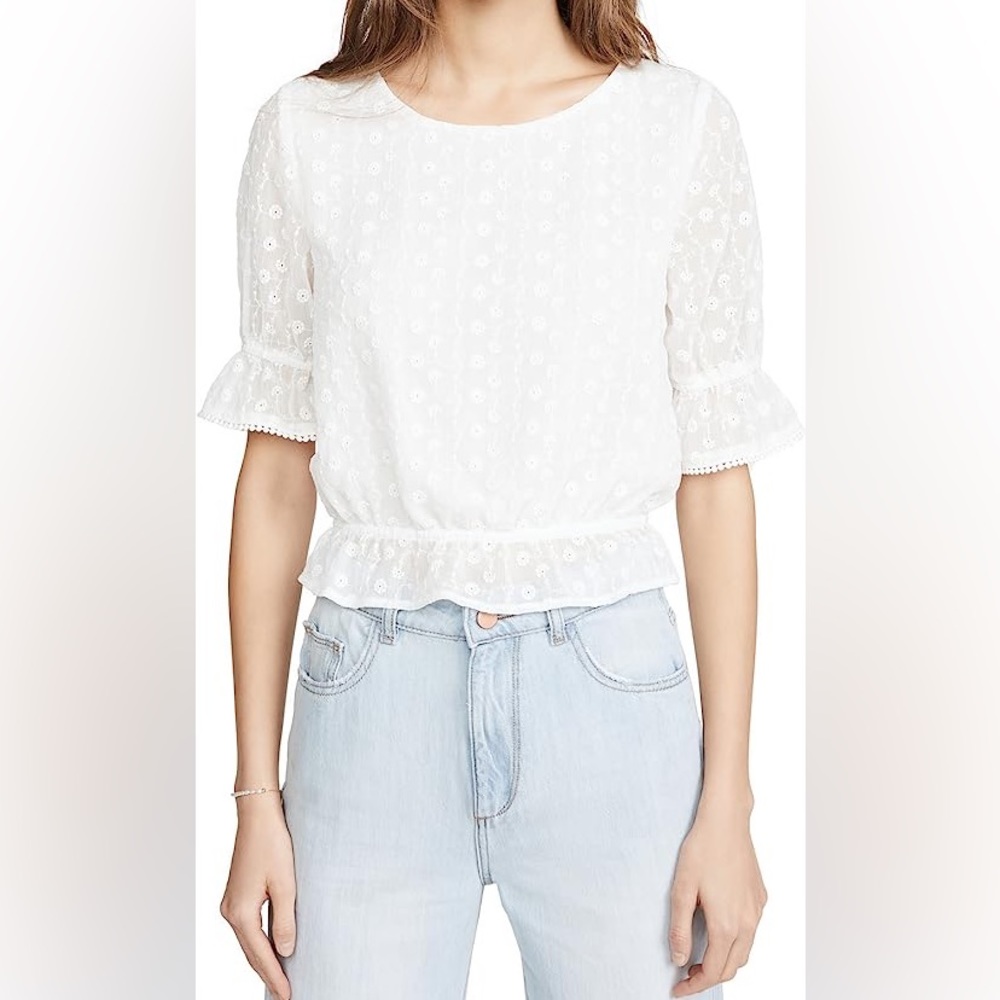 Women’s BB Dakota white blouse small